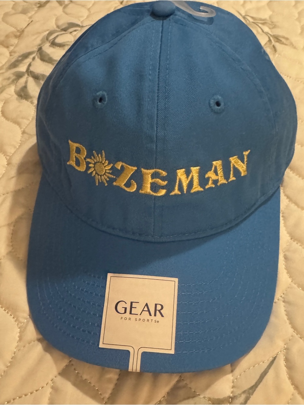 Gear For Sports Bozeman Montana Blue Adjustable Baseball Cap Hat